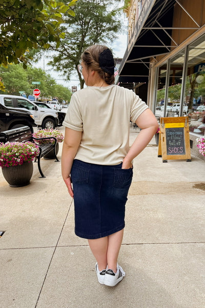 Annalee Denim Midi Skirt