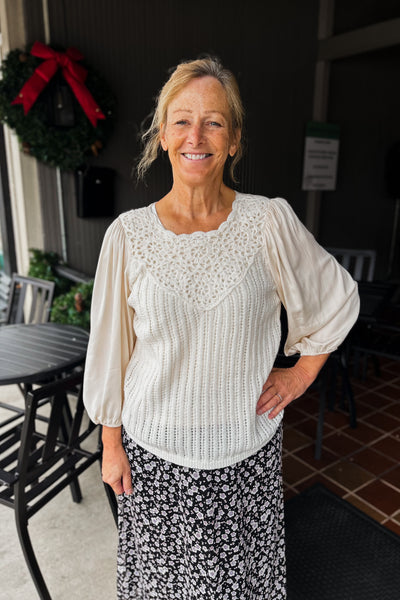 Crochet Sweater Top