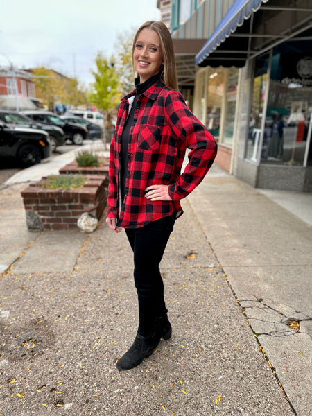 Sherpa Lined Flannel Shirt