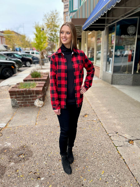 Sherpa Lined Flannel Shirt