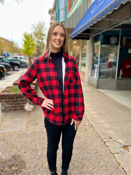 Sherpa Lined Flannel Shirt