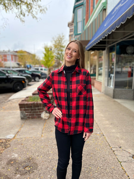 Sherpa Lined Flannel Shirt
