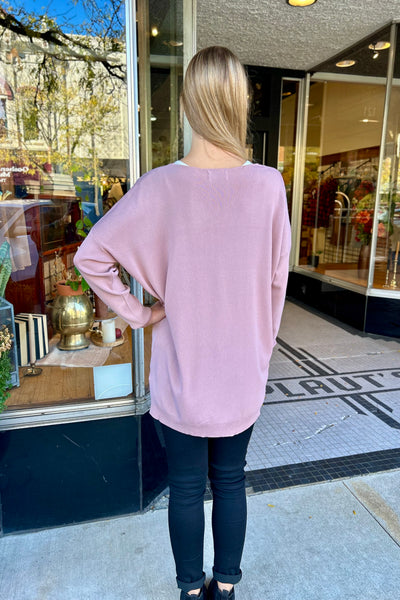 Essential Sweater - Dusty Mauve