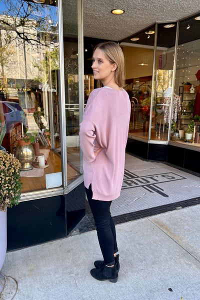 Essential Sweater - Dusty Mauve