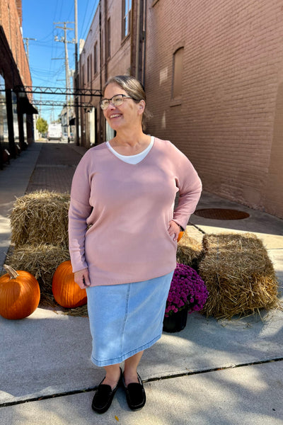 Essential Sweater - Dusty Mauve