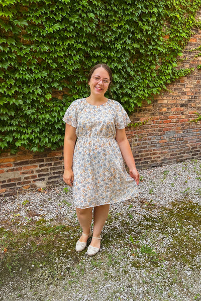 Pippa Midi Dress - Rustic Umber