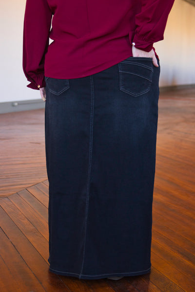 Annabelle Denim Skirt - Black Wash