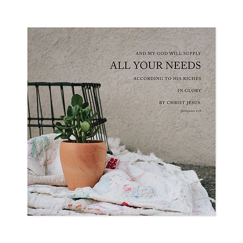 4x4 Inspirational Print