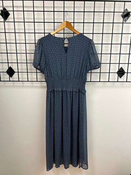 Size Small Blue Print Dress