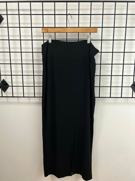 Size Large Black Knit Maxi Skirt