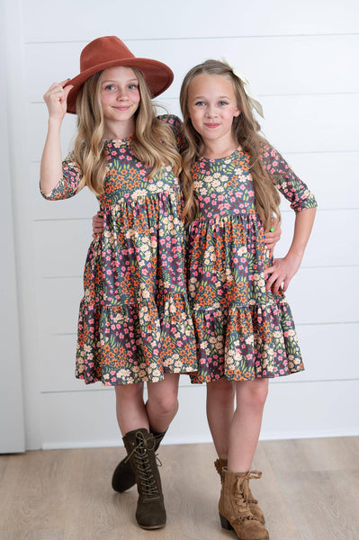 Meadow Flower Fields Girls Dress