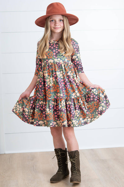 Meadow Flower Fields Girls Dress