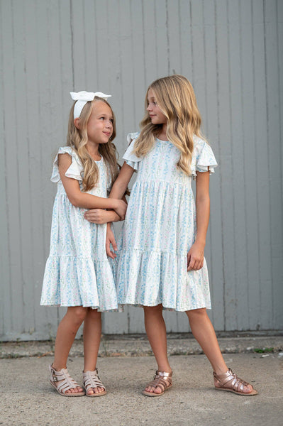 Emmy Girls Twirl Dress - Pastel Floral