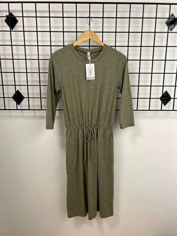 Size Small Olive Knit Dress