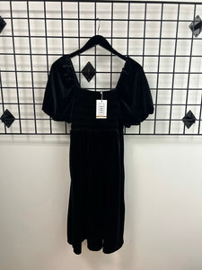 Size XSmall Black Velvet Dress