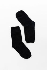 Cozy Crew Socks - Black