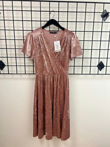 Size XSmall Pink Velvet Dress