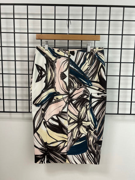 Size 10 Abstract Pencil Skirt