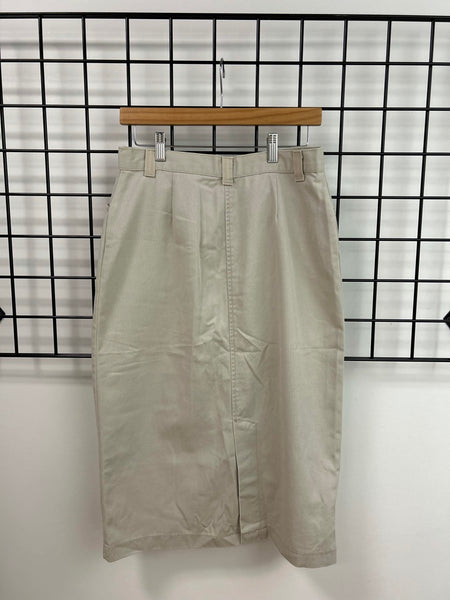 Size 8 Petite Khaki Skirt
