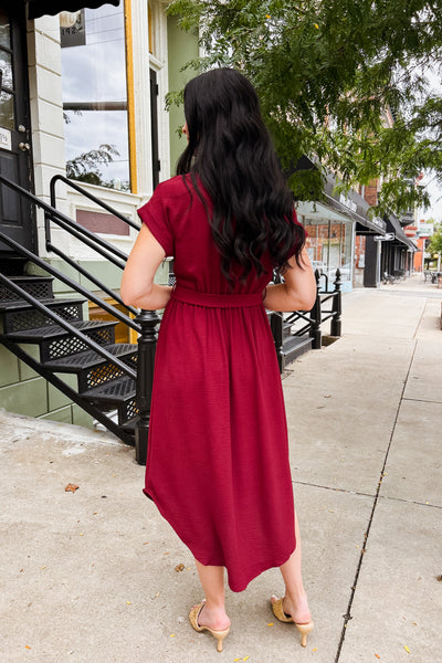 Rita Dress - Burgundy