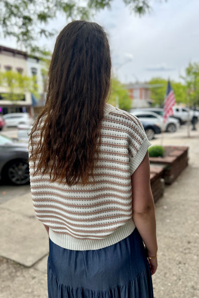 Stripe Sweater Top