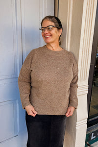 Speckled Sweater - Brown