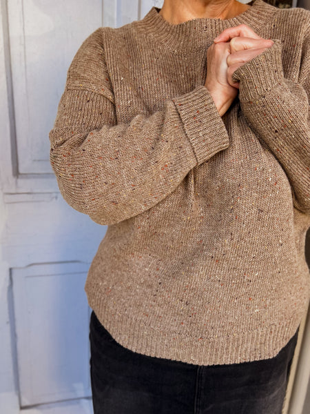 Speckled Sweater - Brown