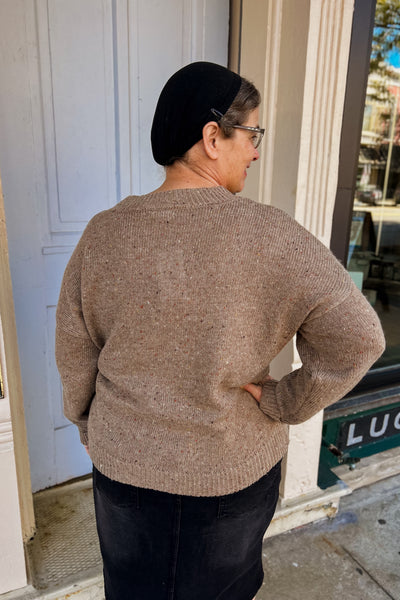 Speckled Sweater - Brown