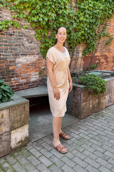 Gina V-Neck Midi Dress