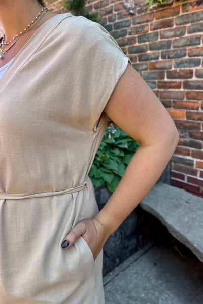 Gina V-Neck Midi Dress