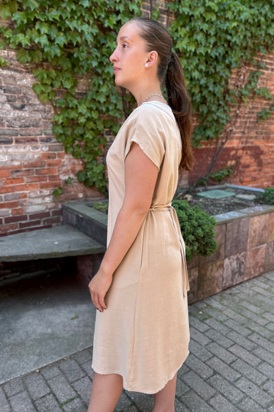 Gina V-Neck Midi Dress