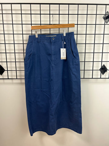 Size 12 Blue Cotton Skirt