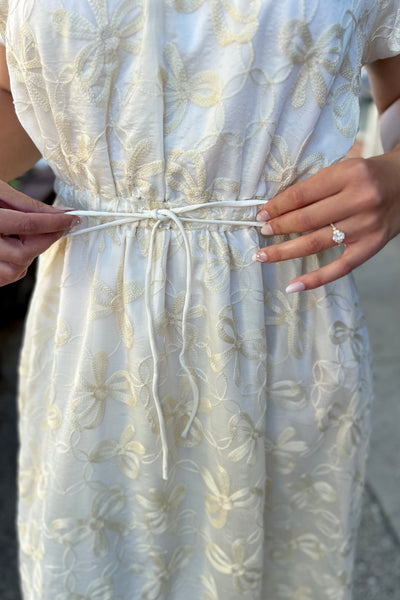 Grace Embroidered Midi Dress
