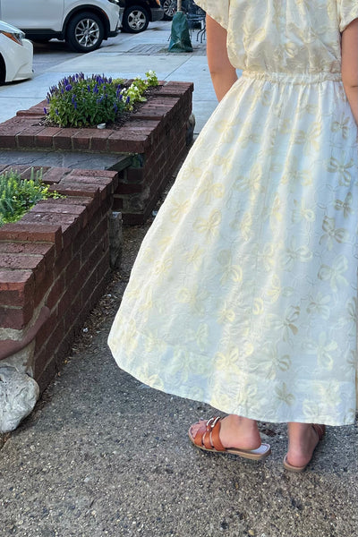 Grace Embroidered Midi Dress
