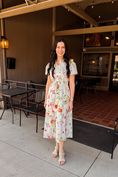 Meadow Floral Shirt Dress