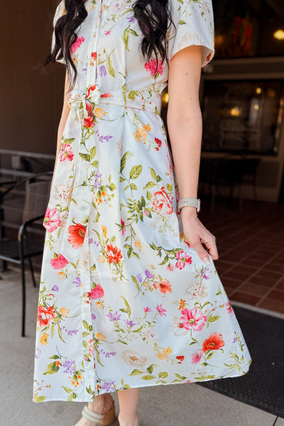 Meadow Floral Shirt Dress