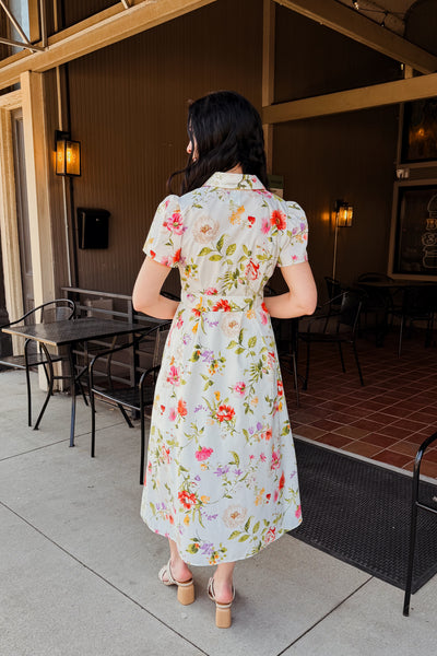 Meadow Floral Shirt Dress