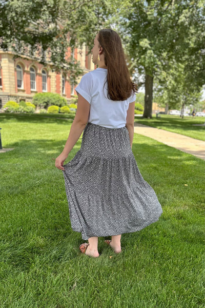 Ava Floral Maxi Skirt