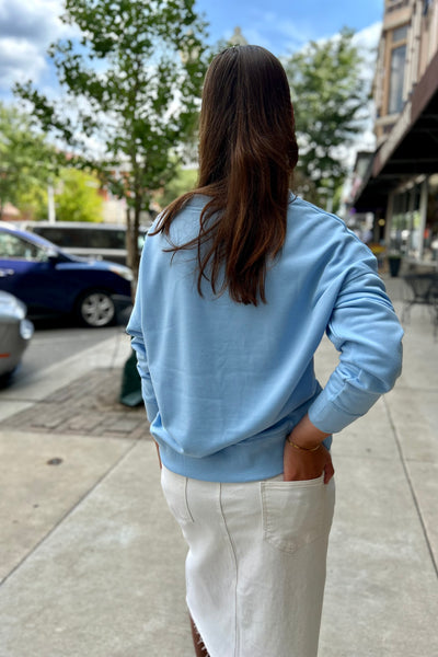 Daisy Embroidered Pullover