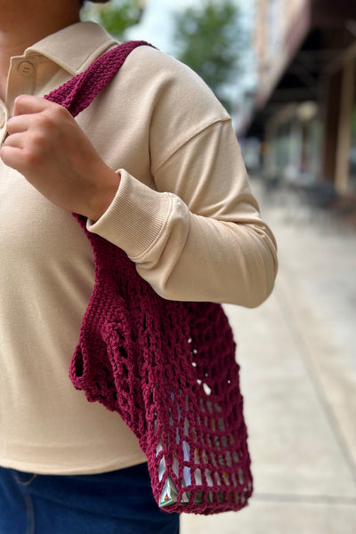 Ella Collared Pullover - Eggshell