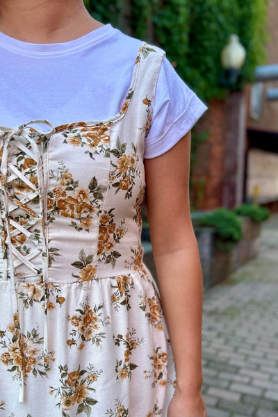 Autumn Bloom Midi Dress