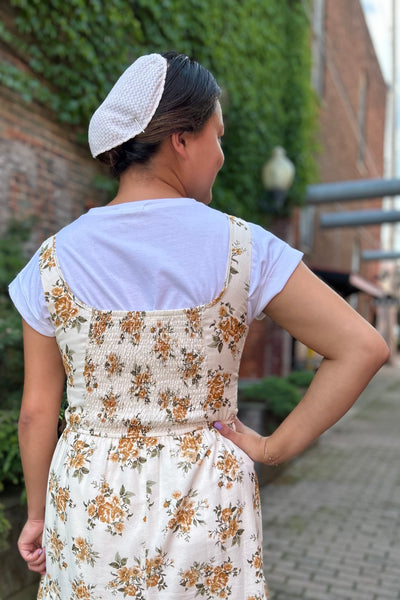 Autumn Bloom Midi Dress