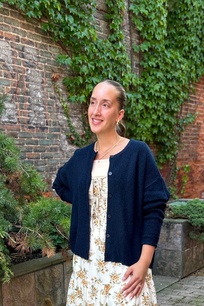 Elsie Everyday Cardigan - Navy