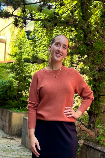 Soft Knit Sweater - TerraCotta