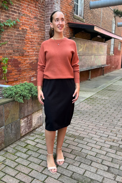 Soft Knit Sweater - TerraCotta