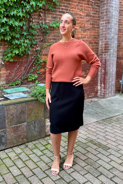 Soft Knit Sweater - TerraCotta