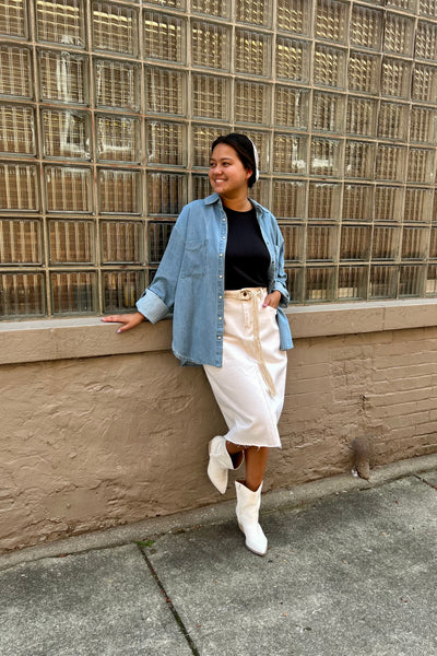 Sadie Relaxed Denim Shirt