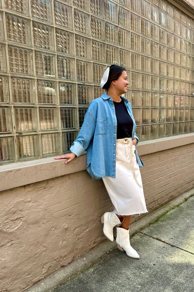 Sadie Relaxed Denim Shirt