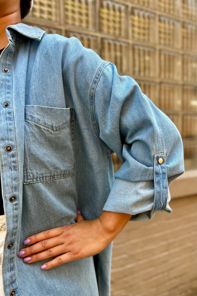 Sadie Relaxed Denim Shirt