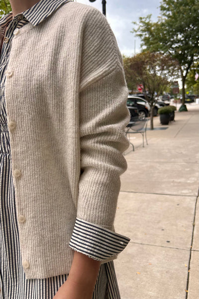 Elsie Everyday Cardigan -Cream